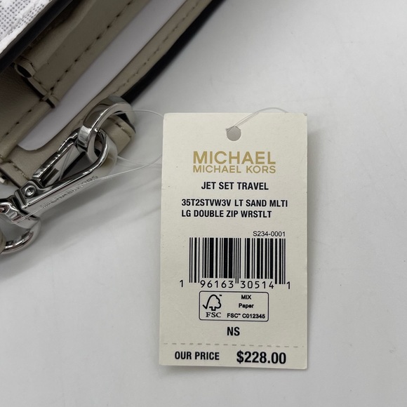 Michael Kors Large Double Zip Wallet Wristlet - Picture 7 of 7